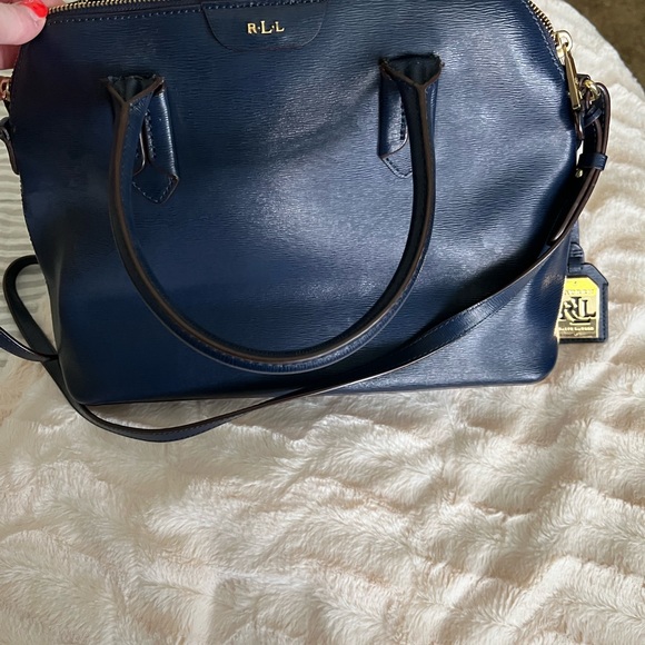 Navy Lauren Ralph Lauren handbag - Picture 5 of 8